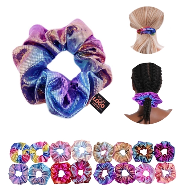 Holographic Round Hair Scrunchies - Holographic Round Hair Scrunchies - Image 0 of 0