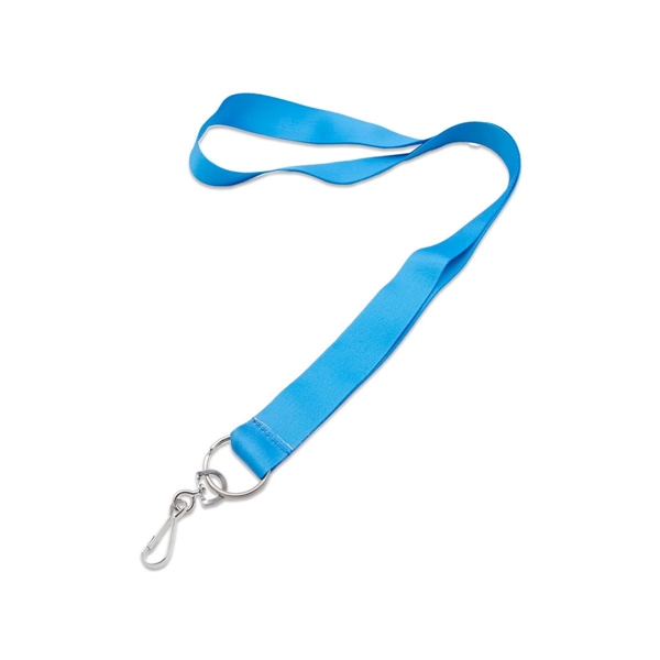 Custom 1" Lanyard w/ Metal Split Ring & Swivel J Hook - Custom 1" Lanyard w/ Metal Split Ring & Swivel J Hook - Image 2 of 4
