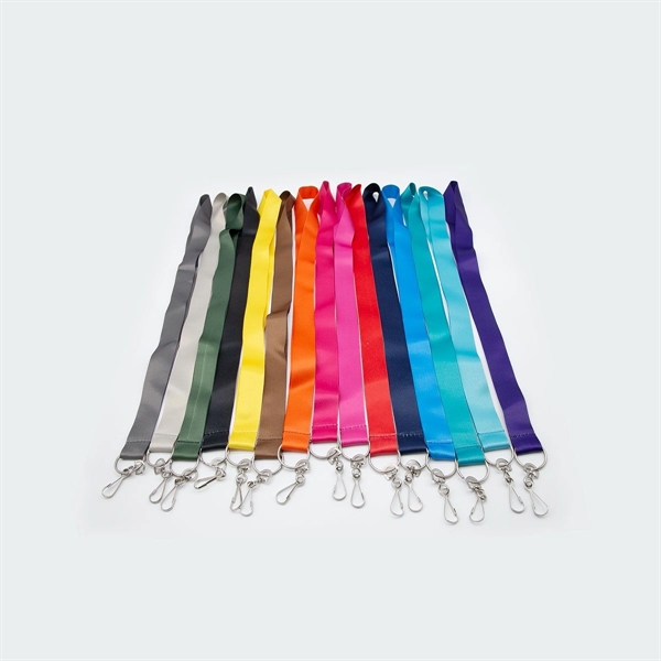 Custom 1" Lanyard w/ Metal Split Ring & Swivel J Hook - Custom 1" Lanyard w/ Metal Split Ring & Swivel J Hook - Image 4 of 4