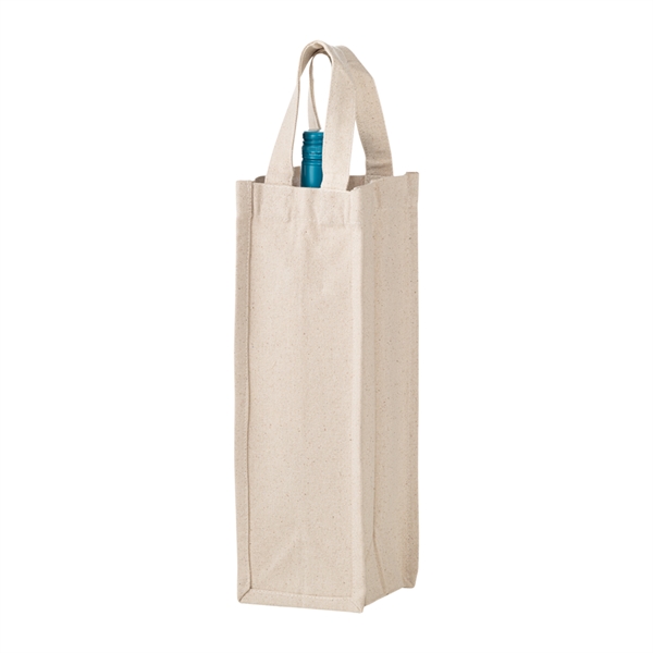 1-Bottle Heavy Cotton Canvas Tote - 1-Bottle Heavy Cotton Canvas Tote - Image 1 of 1