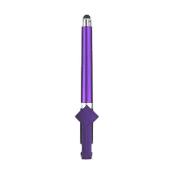 Banner Stylus Pen w/ Phone Holder - Banner Stylus Pen w/ Phone Holder - Image 1 of 7