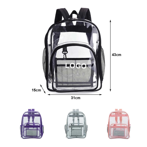 Clear Backpack School Bag - Clear Backpack School Bag - Image 0 of 2