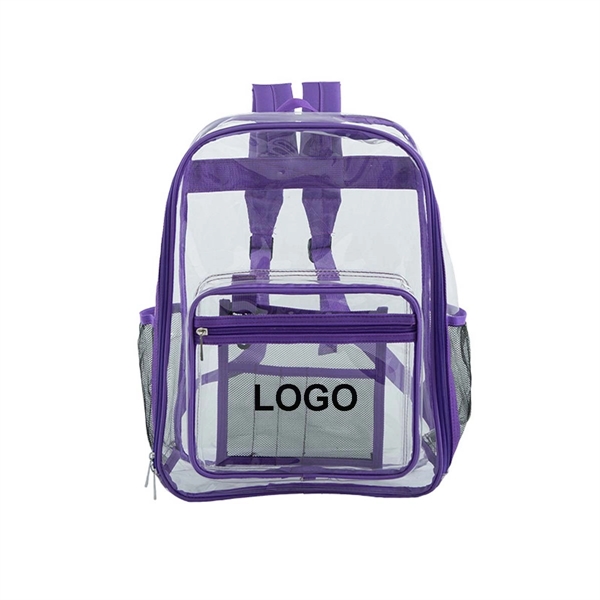 Clear Backpack School Bag - Clear Backpack School Bag - Image 1 of 2
