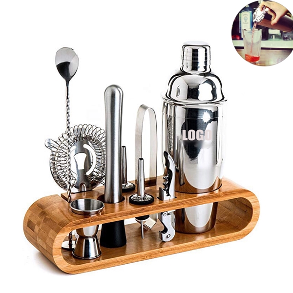 Stainless Steel Cocktail Maker 10 Pieces - Stainless Steel Cocktail Maker 10 Pieces - Image 0 of 2