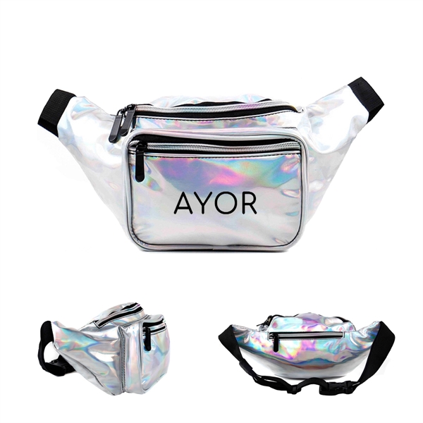 Holographic Rave Fanny Pack - Holographic Rave Fanny Pack - Image 0 of 3