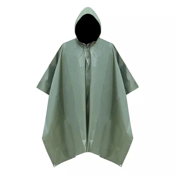 Reusable Unisex Adult Rain Poncho - Reusable Unisex Adult Rain Poncho - Image 0 of 3