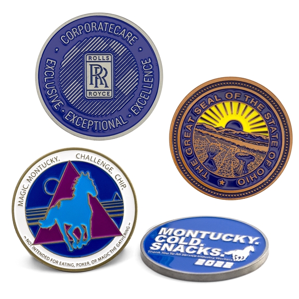 Custom Challenge Coin - Die Struck Economy Enamel - Custom Challenge Coin - Die Struck Economy Enamel - Image 16 of 20