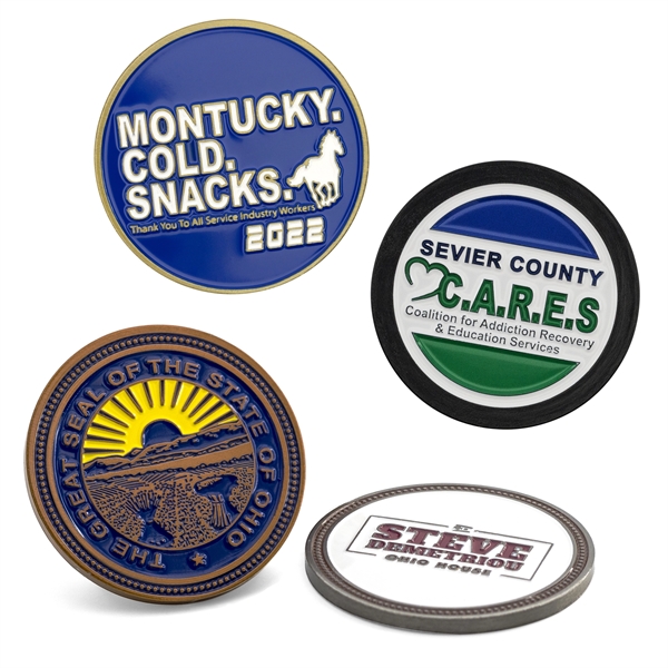 Custom Challenge Coin - Die Struck Economy Enamel - Custom Challenge Coin - Die Struck Economy Enamel - Image 17 of 20