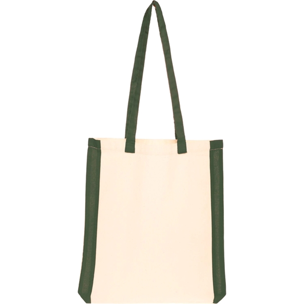 Stripes Style Canvas Shopping Cotton Tote Bag - Stripes Style Canvas Shopping Cotton Tote Bag - Image 3 of 4