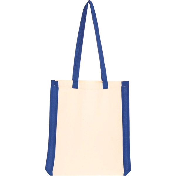 Stripes Style Canvas Shopping Cotton Tote Bag - Stripes Style Canvas Shopping Cotton Tote Bag - Image 4 of 4