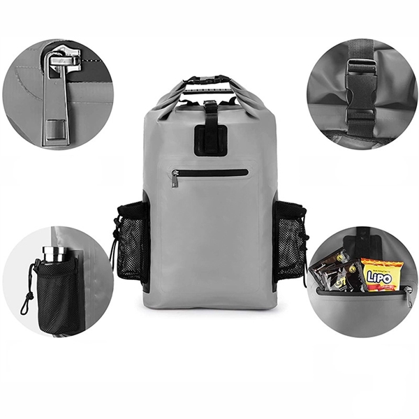 Waterproof Dry Backpack For Climbing Camping Touring - Waterproof Dry Backpack For Climbing Camping Touring - Image 4 of 5