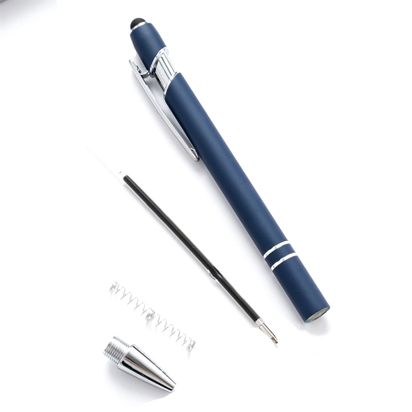 Custom Metal Ballpoint Pen w/ Stylus - Custom Metal Ballpoint Pen w/ Stylus - Image 3 of 4