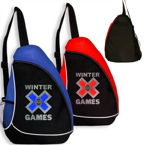 Slingshot Two-Tone Backpack w/ Side Mesh Bottle Pocket - Slingshot Two-Tone Backpack w/ Side Mesh Bottle Pocket - Image 1 of 4