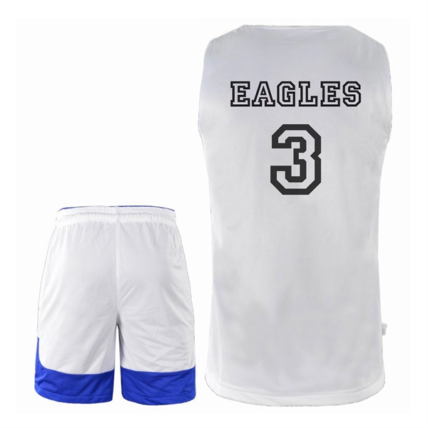 Reversible Personalized Basketball Uniform - Jersey/Shorts - Reversible Personalized Basketball Uniform - Jersey/Shorts - Image 5 of 7