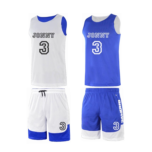 Reversible Personalized Basketball Uniform - Jersey/Shorts - Reversible Personalized Basketball Uniform - Jersey/Shorts - Image 7 of 7