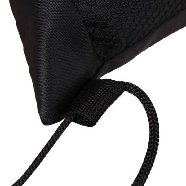 Premium Drawstring Side Mesh Backpack w/ Earphone Outlet - Premium Drawstring Side Mesh Backpack w/ Earphone Outlet - Image 2 of 5