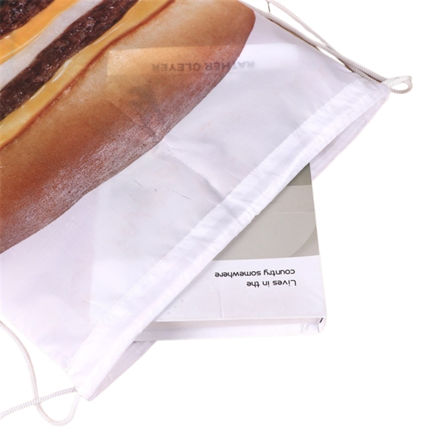 Premium 210D Polyester Sublimated Drawstring Backpack 14"x18 - Premium 210D Polyester Sublimated Drawstring Backpack 14"x18 - Image 5 of 5