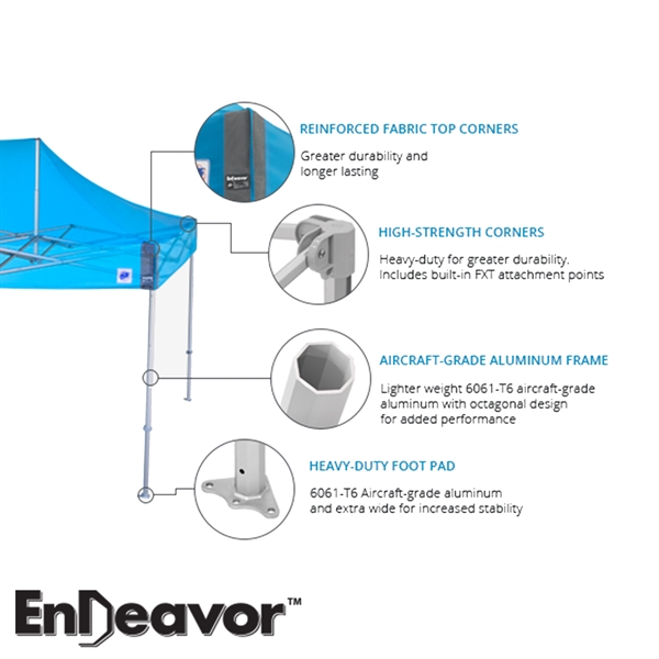 Endeavor™ Pro 10' x 10' - Digital Print- Aluminum Frame - Endeavor™ Pro 10' x 10' - Digital Print- Aluminum Frame - Image 5 of 9