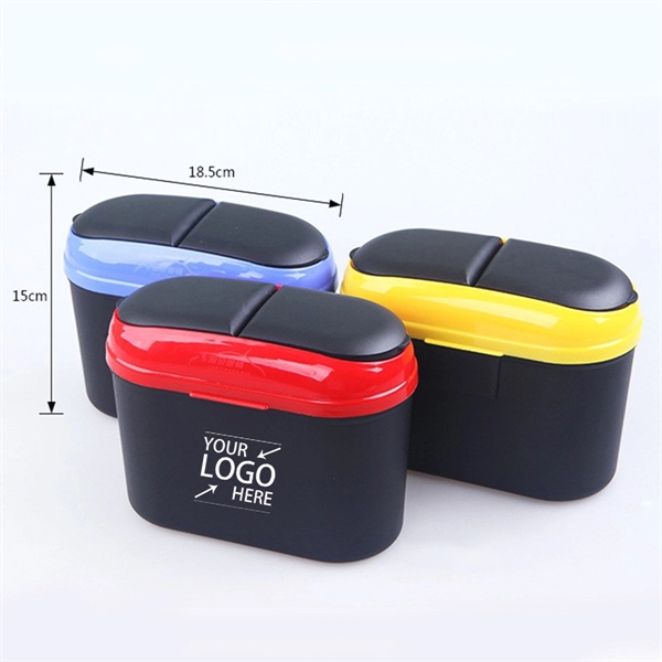 Car Trash Can With Lid - Car Trash Can With Lid - Image 2 of 4