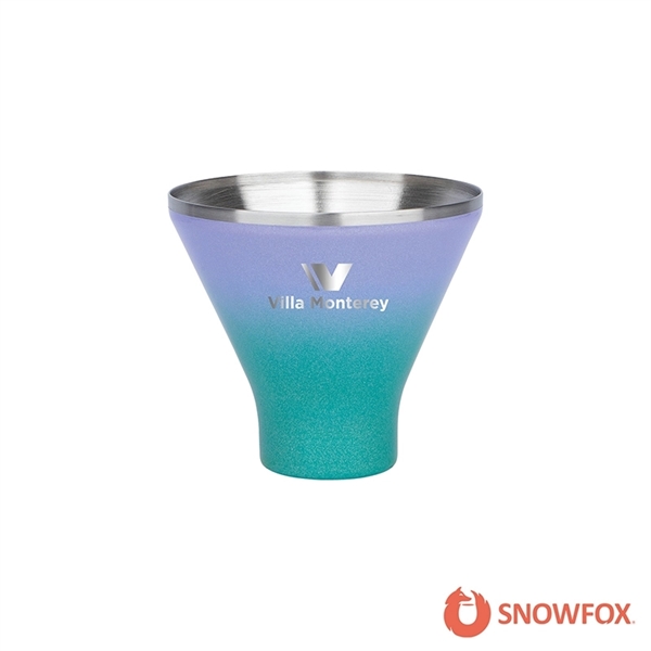 Snowfox® 8 oz. Shimmer Finish Vacuum Insulated Martini Cup - Snowfox® 8 oz. Shimmer Finish Vacuum Insulated Martini Cup - Image 2 of 3