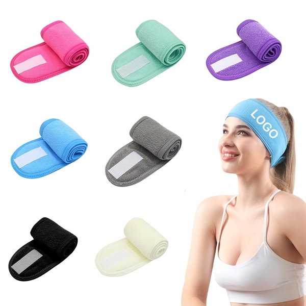 Adjustable Sports Bath Makeup Wide Hairband