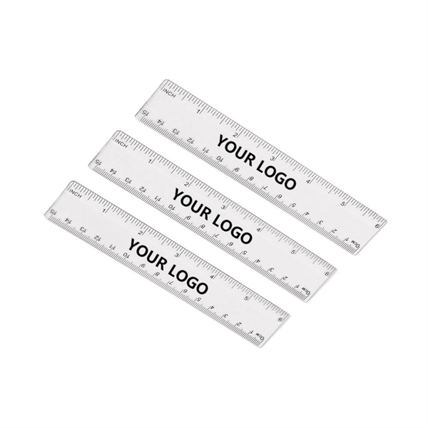 6" Plastic Ruler - 6" Plastic Ruler - Image 1 of 2