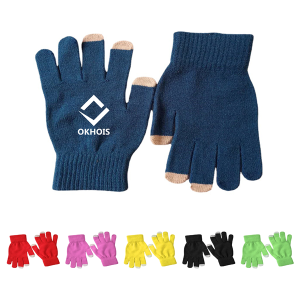 Knitted Touch Screen Gloves - Knitted Touch Screen Gloves - Image 0 of 1