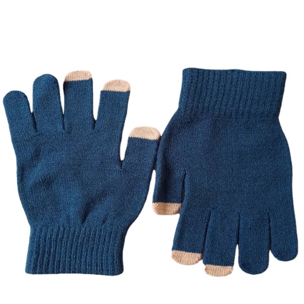 Knitted Touch Screen Gloves - Knitted Touch Screen Gloves - Image 1 of 1