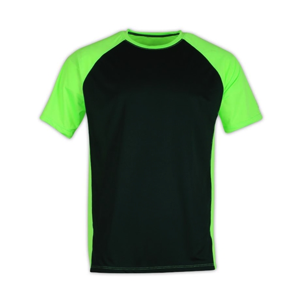 High Visibility TWO TONE POLYESTER TEE - High Visibility TWO TONE POLYESTER TEE - Image 5 of 6