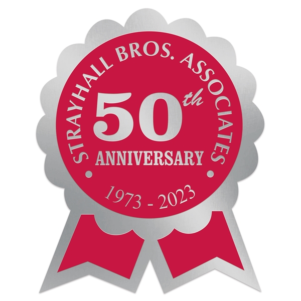 Rosette Ribbon Special Occasion Roll Label (1 5/16"x1 9/16") - Rosette Ribbon Special Occasion Roll Label (1 5/16"x1 9/16") - Image 2 of 3