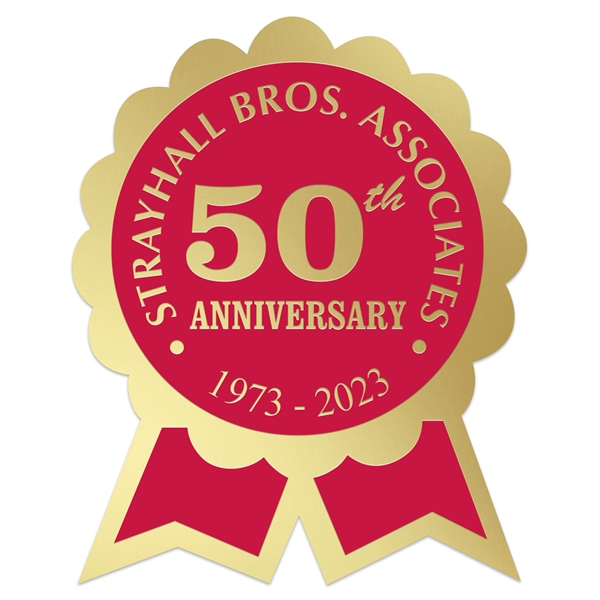 Rosette Ribbon Special Occasion Roll Label (1 5/16"x1 9/16") - Rosette Ribbon Special Occasion Roll Label (1 5/16"x1 9/16") - Image 3 of 3