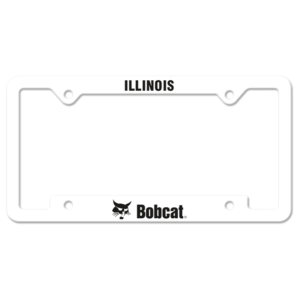 Auto License Frame with Notched Panel