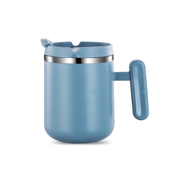 16oz Stainless Steel Mug W/ Mobile Phone Holder - 16oz Stainless Steel Mug W/ Mobile Phone Holder - Image 2 of 3