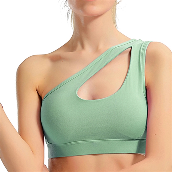 Sports One Shoulder Bra - Sports One Shoulder Bra - Image 4 of 6