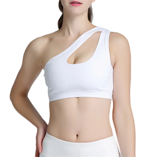 Sports One Shoulder Bra - Sports One Shoulder Bra - Image 6 of 6