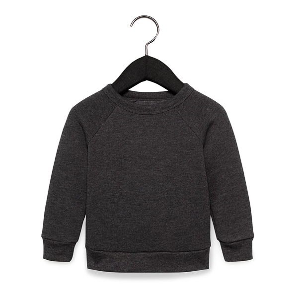 BELLA + CANVAS Toddler Sponge Fleece Raglan Sweatshirt - BELLA + CANVAS Toddler Sponge Fleece Raglan Sweatshirt - Image 3 of 10