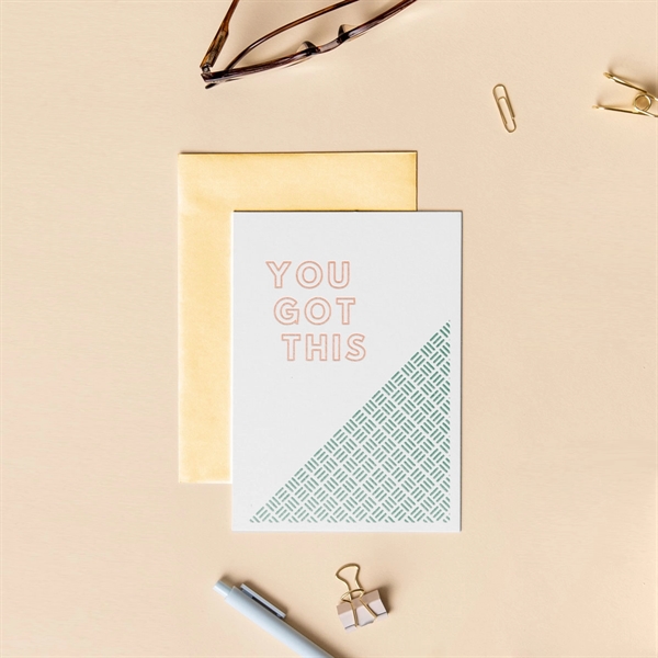 FLAT LETTERPRESS CARD - 5 X 7 - FLAT LETTERPRESS CARD - 5 X 7 - Image 2 of 2