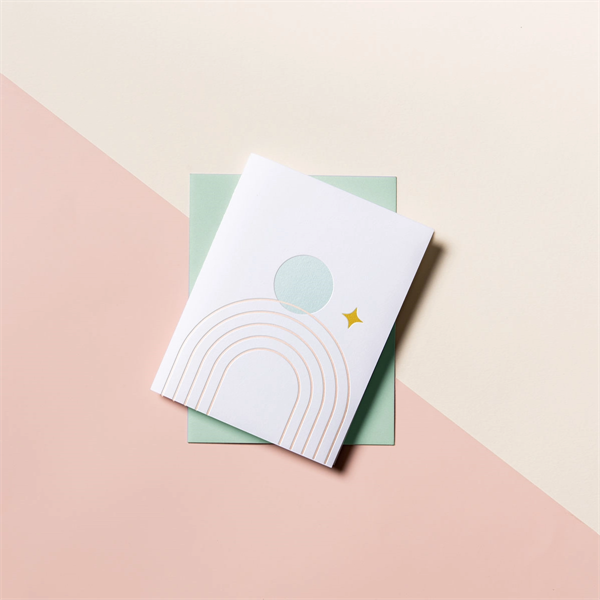 Folded Letterpress Card - 4.25 x 5.5 - Folded Letterpress Card - 4.25 x 5.5 - Image 0 of 9