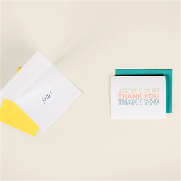 Folded Letterpress Card - 4.25 x 5.5 - Folded Letterpress Card - 4.25 x 5.5 - Image 2 of 9