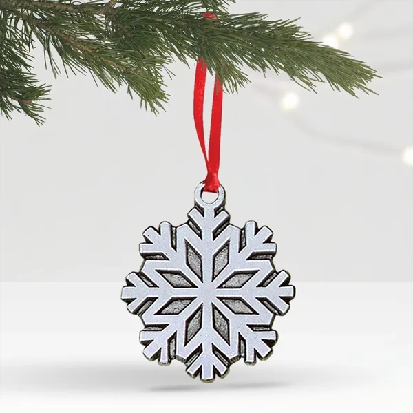 3D Classic + Ornament (2"  dia. Snowflake)