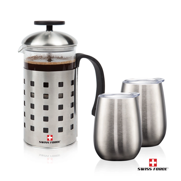 Swiss Force® Coffee Press & Vivaldi Cups - Swiss Force® Coffee Press & Vivaldi Cups - Image 4 of 6