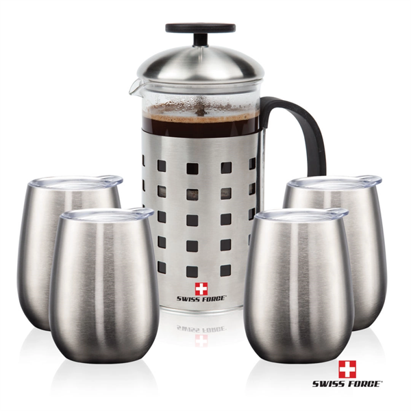 Swiss Force® Coffee Press & Vivaldi Cups - Swiss Force® Coffee Press & Vivaldi Cups - Image 6 of 6