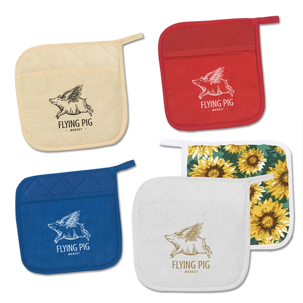 Quilted & Padded Pot holder - Quilted & Padded Pot holder - Image 0 of 4