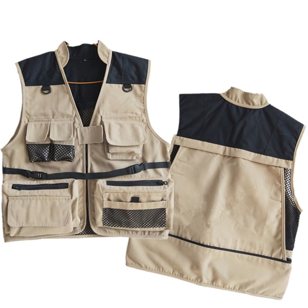 Unisex Photography Fishing Vest - Unisex Photography Fishing Vest - Image 3 of 5