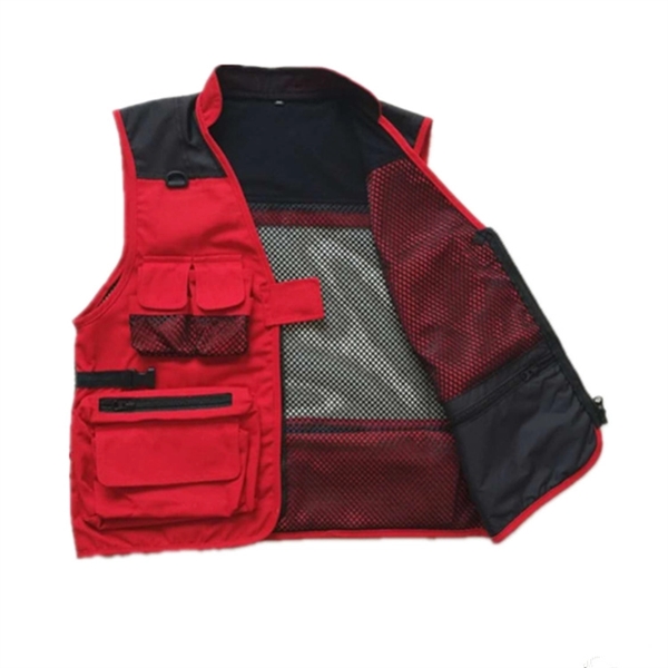 Unisex Photography Fishing Vest - Unisex Photography Fishing Vest - Image 5 of 5