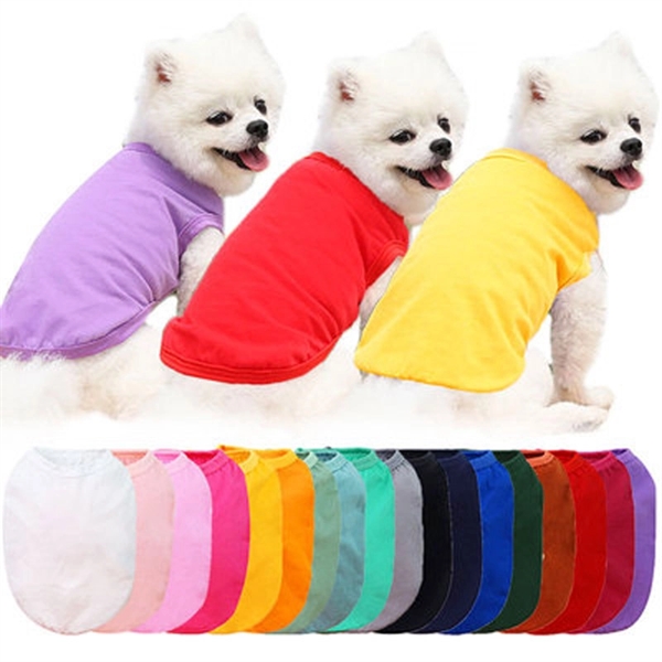 Dog Cotton Vest Coat In Summer - Dog Cotton Vest Coat In Summer - Image 0 of 7