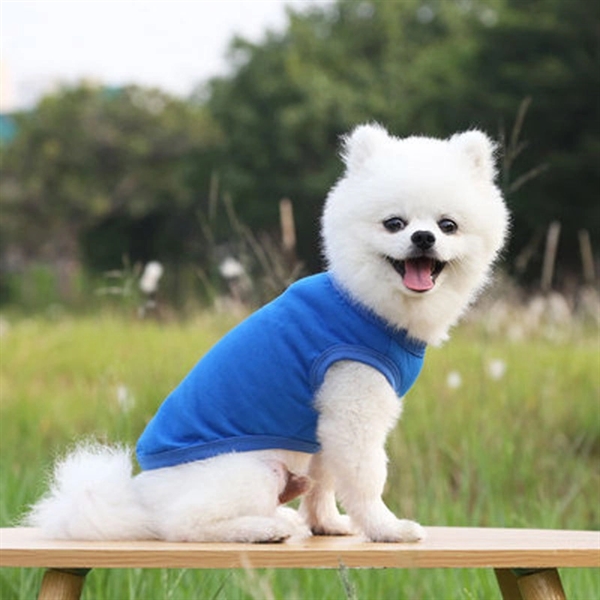 Dog Cotton Vest Coat In Summer - Dog Cotton Vest Coat In Summer - Image 1 of 7