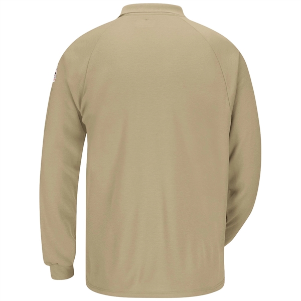 Bulwark® Men's Flame Resistant Long Sleeve Classic Polo - Bulwark® Men's Flame Resistant Long Sleeve Classic Polo - Image 3 of 5