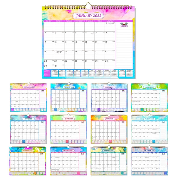 Customized Monthly Wall Calendar For Planning & Organizing - Customized Monthly Wall Calendar For Planning & Organizing - Image 0 of 4