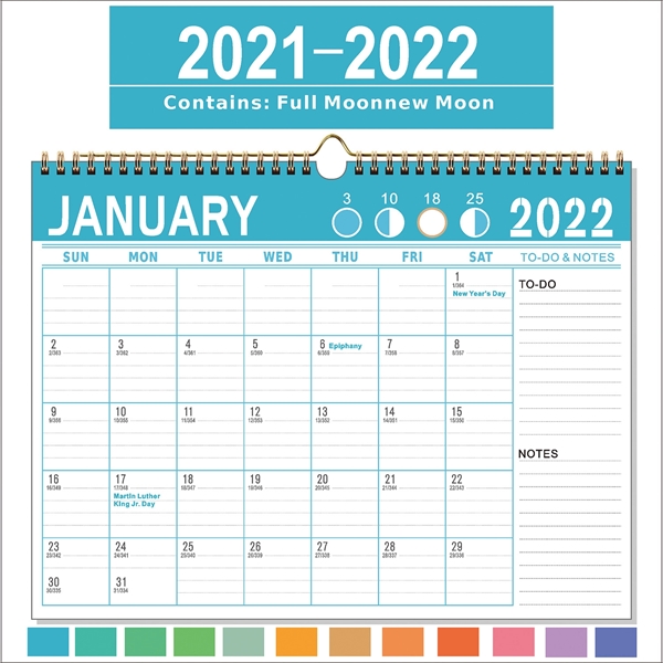 Customized Monthly Wall Calendar For Planning & Organizing - Customized Monthly Wall Calendar For Planning & Organizing - Image 2 of 4